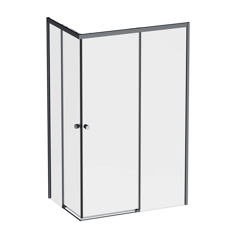 Душевое ограждение AM.PM X-Joy Square Slide 120x80 см без поддона (W94G-403-12080-BТ)