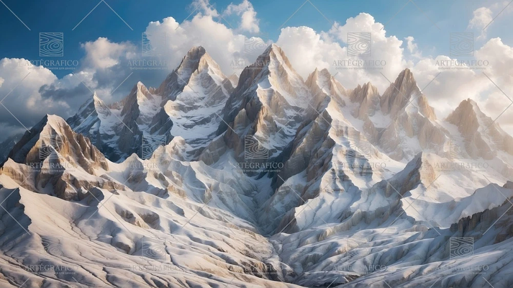 Фреска Artegrafico 3D Mountains AG-DMT-001