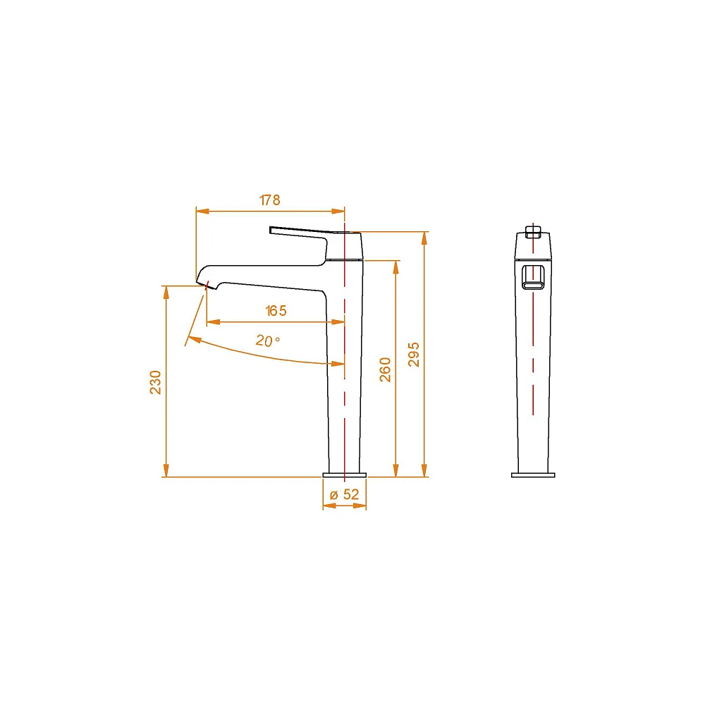 Смеситель для раковины RGW SP-311G (511405311-06)